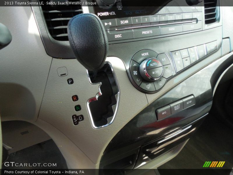 Sandy Beach Metallic / Bisque 2013 Toyota Sienna LE