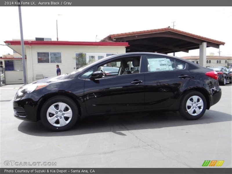 Aurora Black / Gray 2014 Kia Forte LX