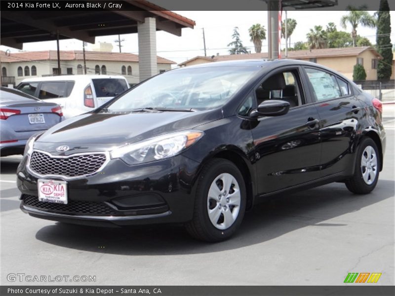 Aurora Black / Gray 2014 Kia Forte LX