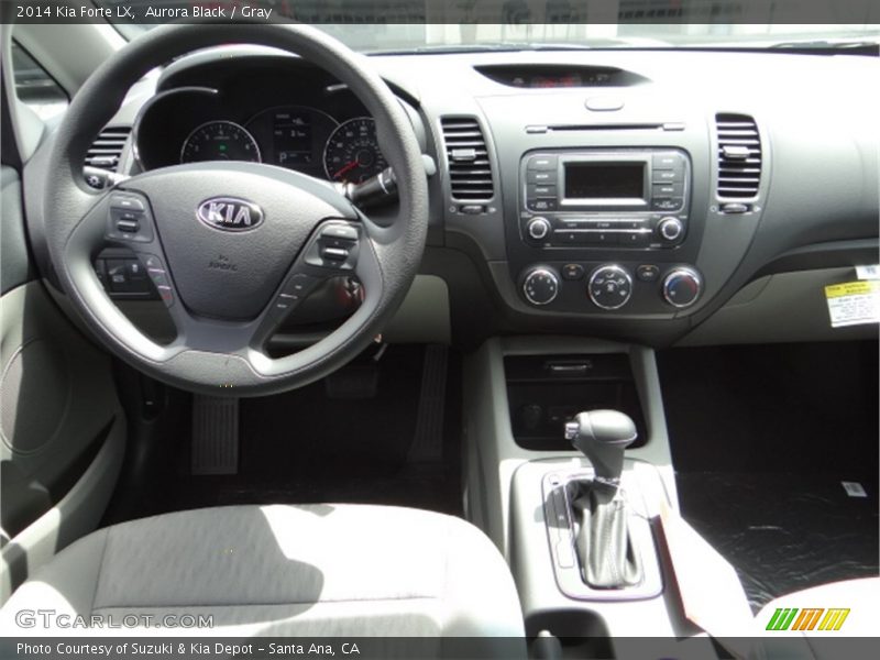 Aurora Black / Gray 2014 Kia Forte LX