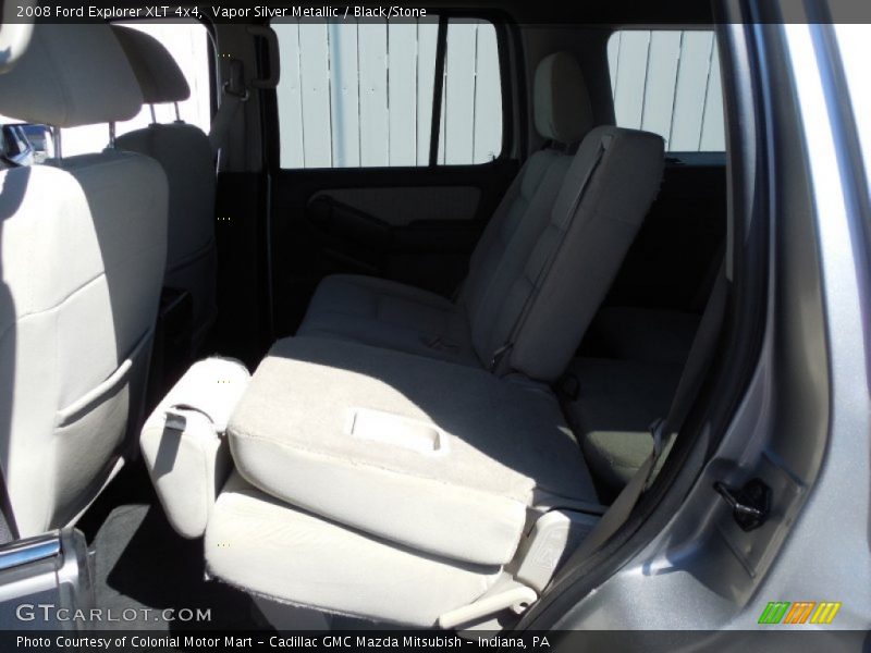 Vapor Silver Metallic / Black/Stone 2008 Ford Explorer XLT 4x4