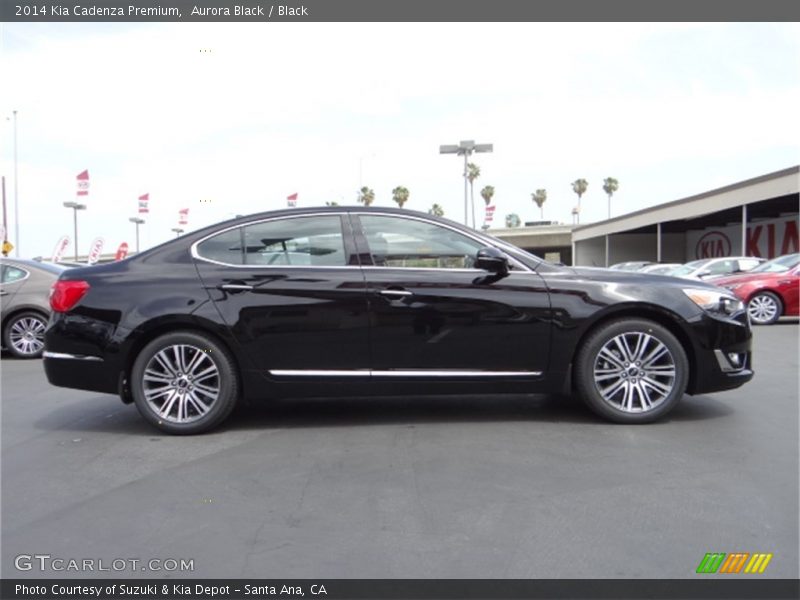 Aurora Black / Black 2014 Kia Cadenza Premium