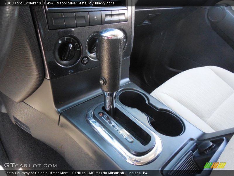 Vapor Silver Metallic / Black/Stone 2008 Ford Explorer XLT 4x4