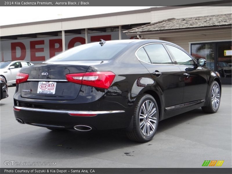 Aurora Black / Black 2014 Kia Cadenza Premium