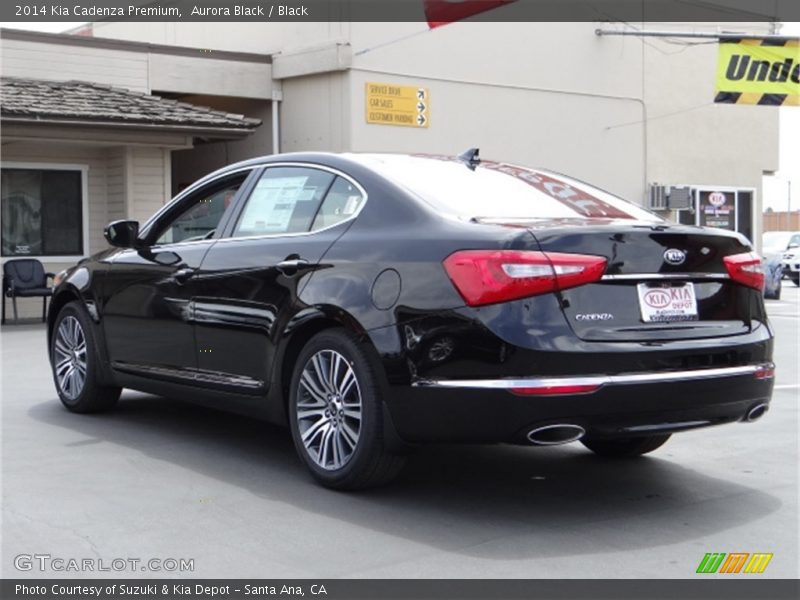Aurora Black / Black 2014 Kia Cadenza Premium
