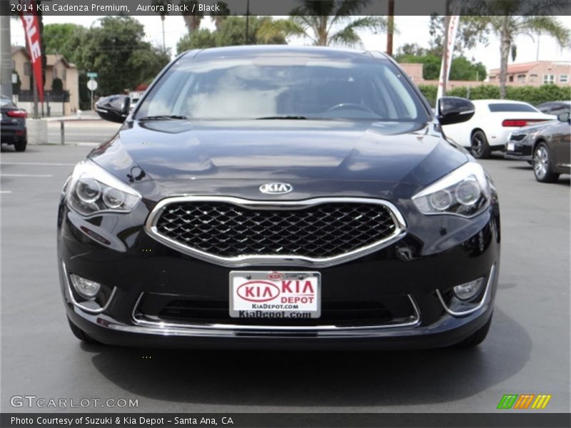 Aurora Black / Black 2014 Kia Cadenza Premium