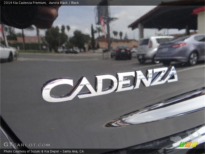 Aurora Black / Black 2014 Kia Cadenza Premium