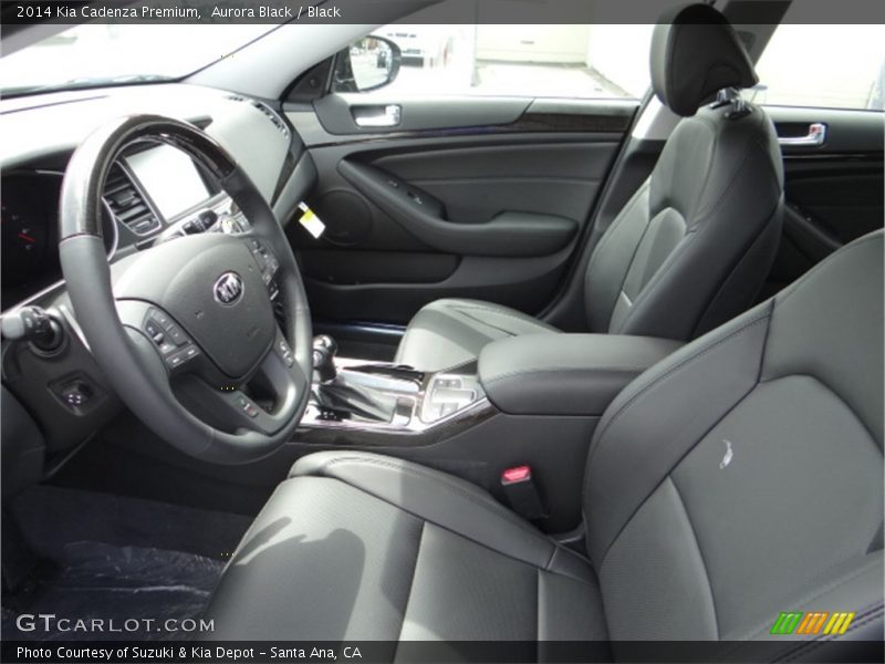 Aurora Black / Black 2014 Kia Cadenza Premium