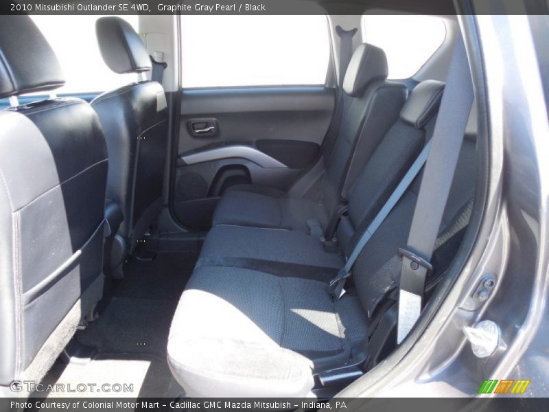 Graphite Gray Pearl / Black 2010 Mitsubishi Outlander SE 4WD