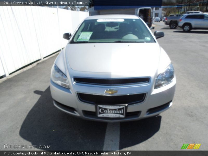 Silver Ice Metallic / Titanium 2011 Chevrolet Malibu LS