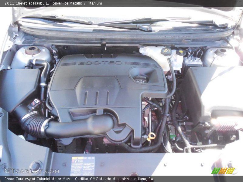Silver Ice Metallic / Titanium 2011 Chevrolet Malibu LS
