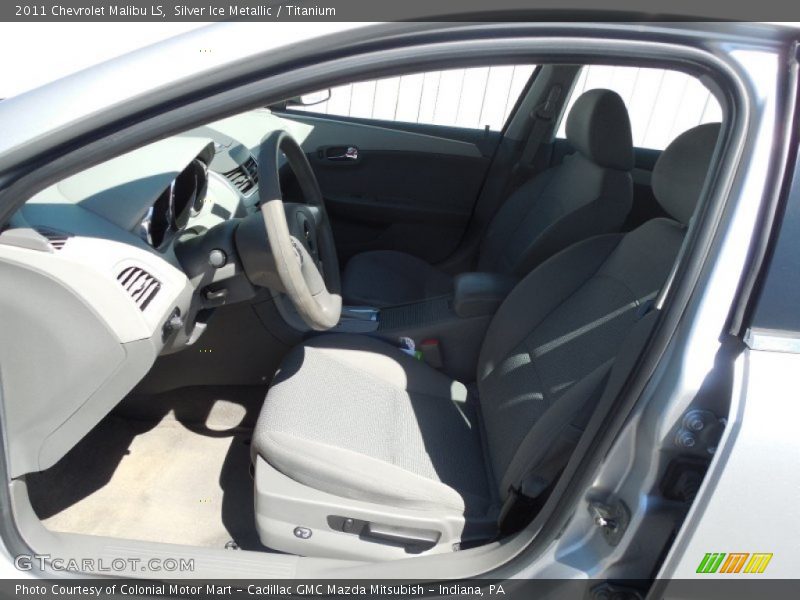 Silver Ice Metallic / Titanium 2011 Chevrolet Malibu LS