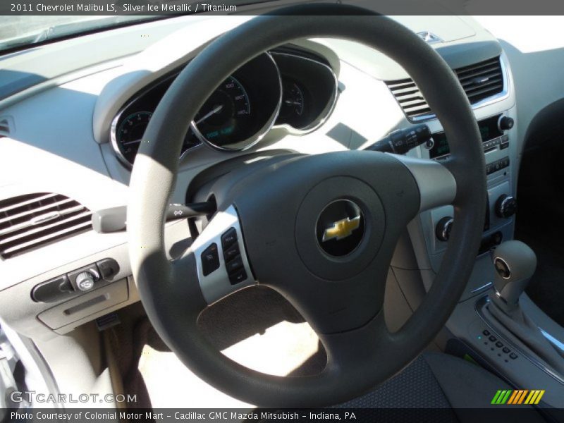 Silver Ice Metallic / Titanium 2011 Chevrolet Malibu LS