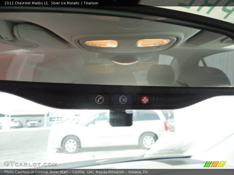 Silver Ice Metallic / Titanium 2011 Chevrolet Malibu LS