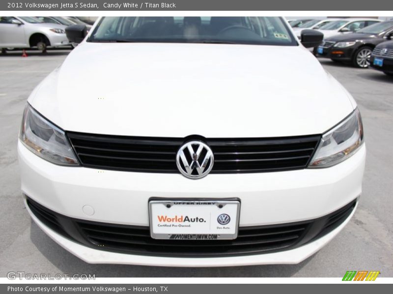 Candy White / Titan Black 2012 Volkswagen Jetta S Sedan
