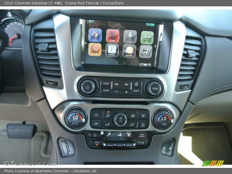 Controls of 2015 Suburban LT 4WD