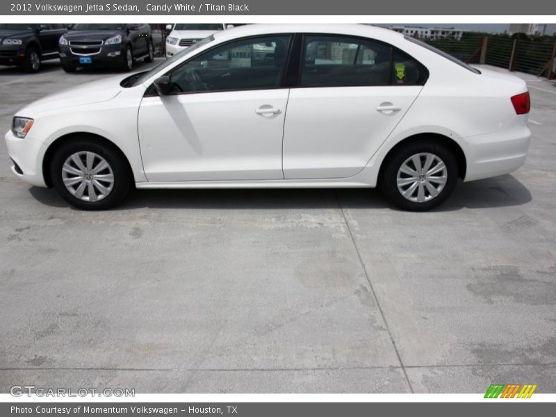 Candy White / Titan Black 2012 Volkswagen Jetta S Sedan