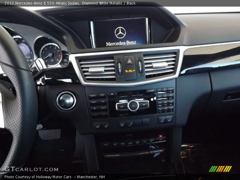 Diamond White Metallic / Black 2013 Mercedes-Benz E 550 4Matic Sedan