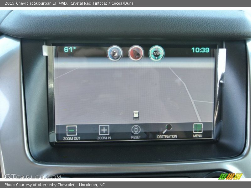Crystal Red Tintcoat / Cocoa/Dune 2015 Chevrolet Suburban LT 4WD