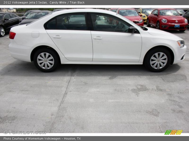 Candy White / Titan Black 2012 Volkswagen Jetta S Sedan