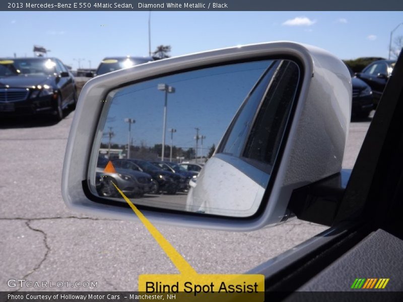 Diamond White Metallic / Black 2013 Mercedes-Benz E 550 4Matic Sedan