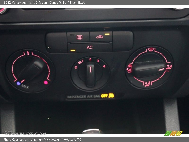 Candy White / Titan Black 2012 Volkswagen Jetta S Sedan