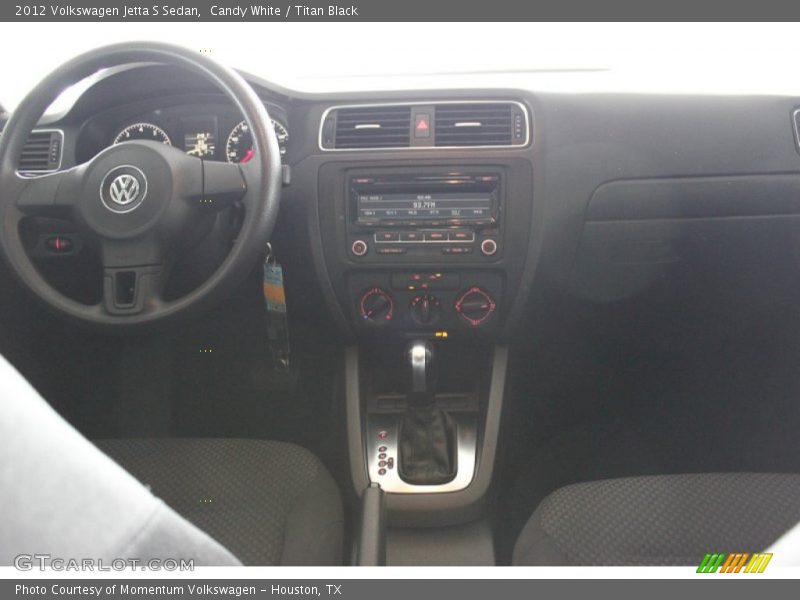 Candy White / Titan Black 2012 Volkswagen Jetta S Sedan