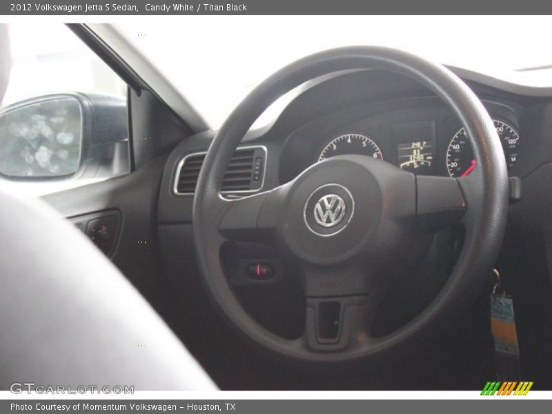 Candy White / Titan Black 2012 Volkswagen Jetta S Sedan