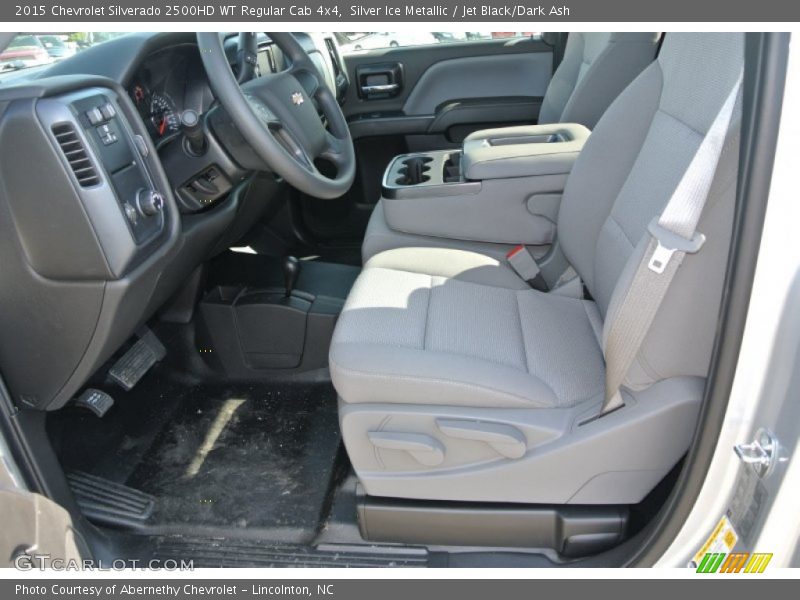 Silver Ice Metallic / Jet Black/Dark Ash 2015 Chevrolet Silverado 2500HD WT Regular Cab 4x4