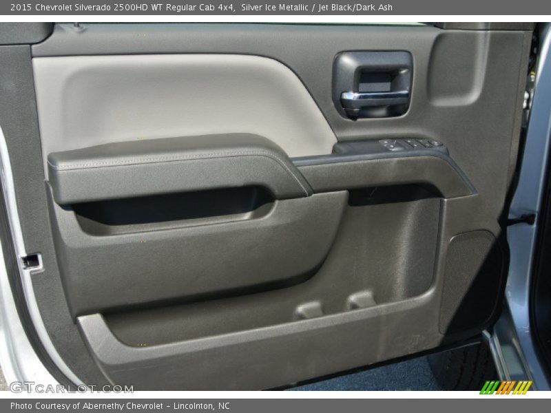 Silver Ice Metallic / Jet Black/Dark Ash 2015 Chevrolet Silverado 2500HD WT Regular Cab 4x4