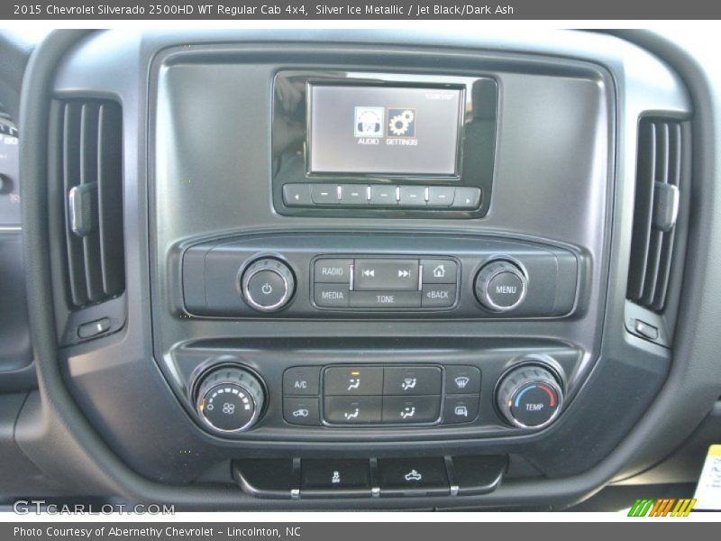 Silver Ice Metallic / Jet Black/Dark Ash 2015 Chevrolet Silverado 2500HD WT Regular Cab 4x4
