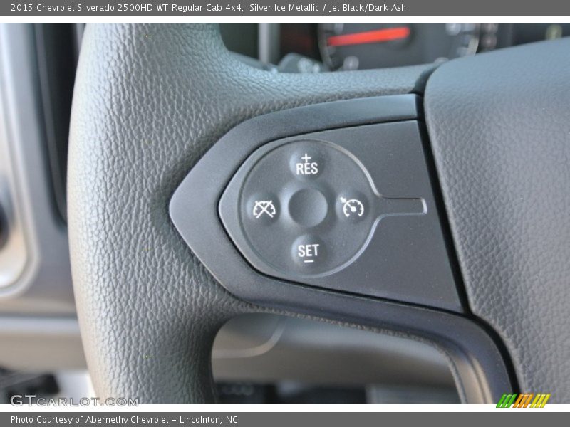 Silver Ice Metallic / Jet Black/Dark Ash 2015 Chevrolet Silverado 2500HD WT Regular Cab 4x4