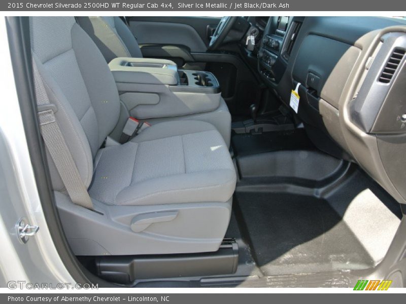 Silver Ice Metallic / Jet Black/Dark Ash 2015 Chevrolet Silverado 2500HD WT Regular Cab 4x4
