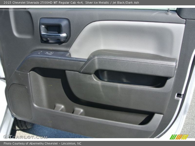 Silver Ice Metallic / Jet Black/Dark Ash 2015 Chevrolet Silverado 2500HD WT Regular Cab 4x4