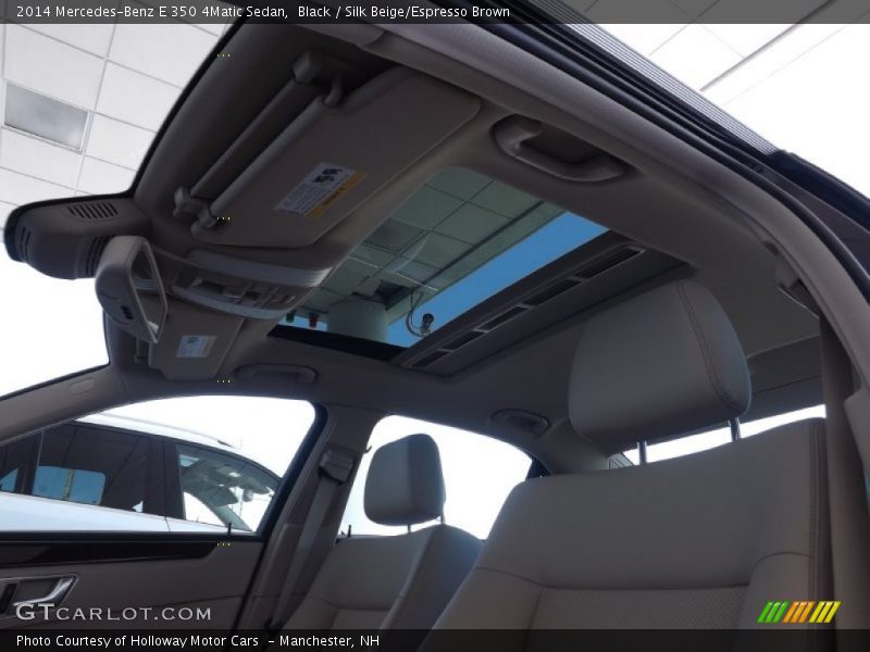 Black / Silk Beige/Espresso Brown 2014 Mercedes-Benz E 350 4Matic Sedan