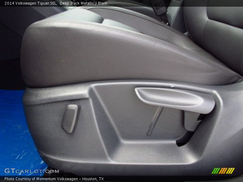 Deep Black Metallic / Black 2014 Volkswagen Tiguan SEL