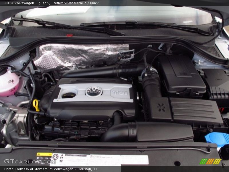 Reflex Silver Metallic / Black 2014 Volkswagen Tiguan S