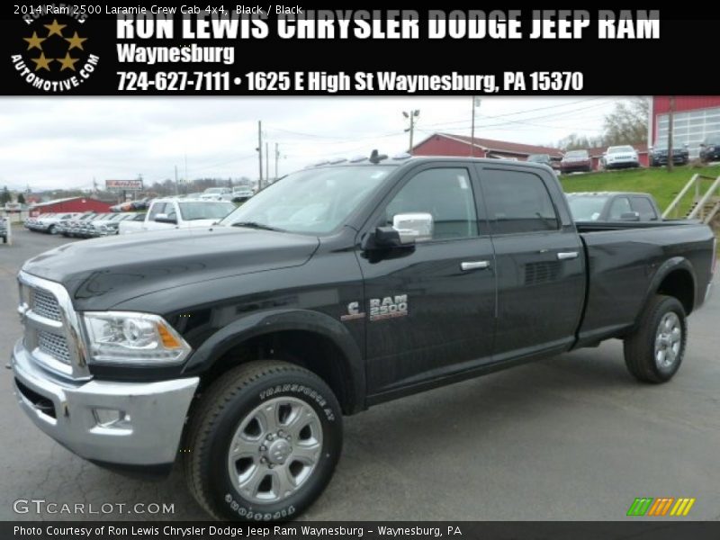 Black / Black 2014 Ram 2500 Laramie Crew Cab 4x4