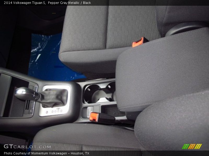 Pepper Gray Metallic / Black 2014 Volkswagen Tiguan S