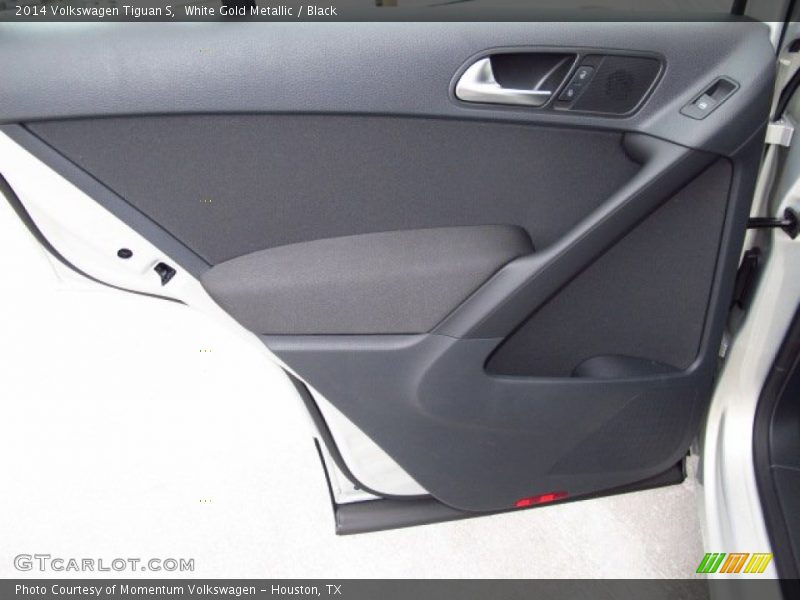 White Gold Metallic / Black 2014 Volkswagen Tiguan S