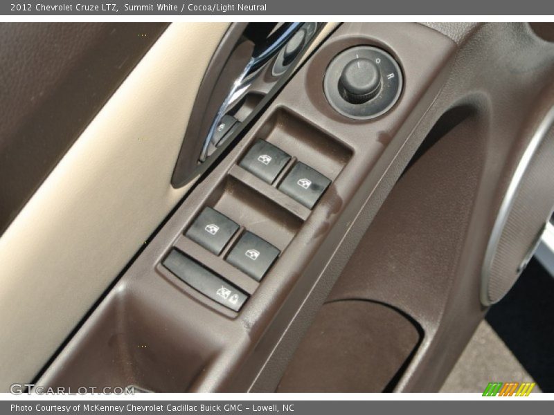 Summit White / Cocoa/Light Neutral 2012 Chevrolet Cruze LTZ