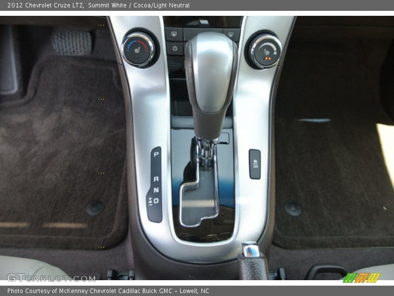 Summit White / Cocoa/Light Neutral 2012 Chevrolet Cruze LTZ