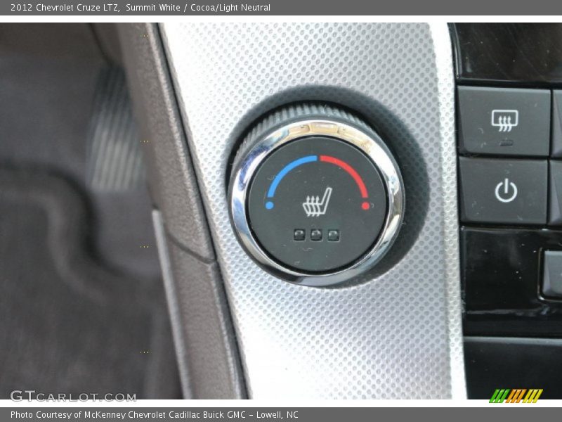 Summit White / Cocoa/Light Neutral 2012 Chevrolet Cruze LTZ