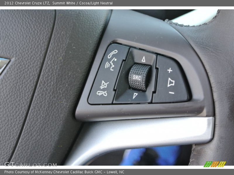 Summit White / Cocoa/Light Neutral 2012 Chevrolet Cruze LTZ