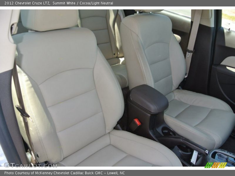 Summit White / Cocoa/Light Neutral 2012 Chevrolet Cruze LTZ
