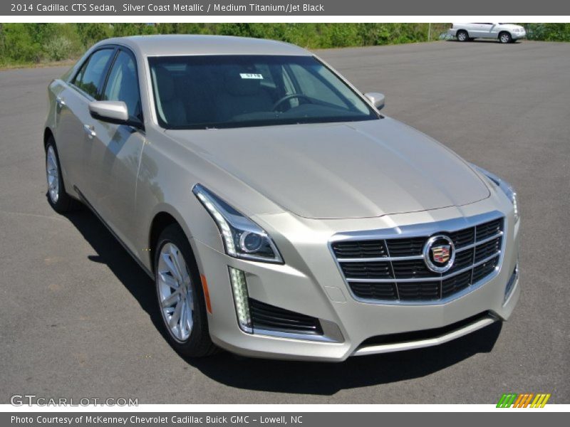 Silver Coast Metallic / Medium Titanium/Jet Black 2014 Cadillac CTS Sedan