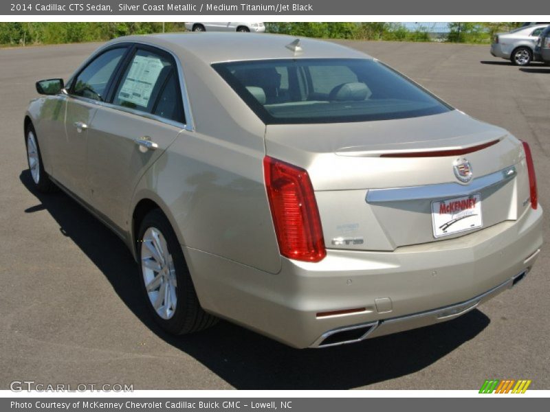 Silver Coast Metallic / Medium Titanium/Jet Black 2014 Cadillac CTS Sedan