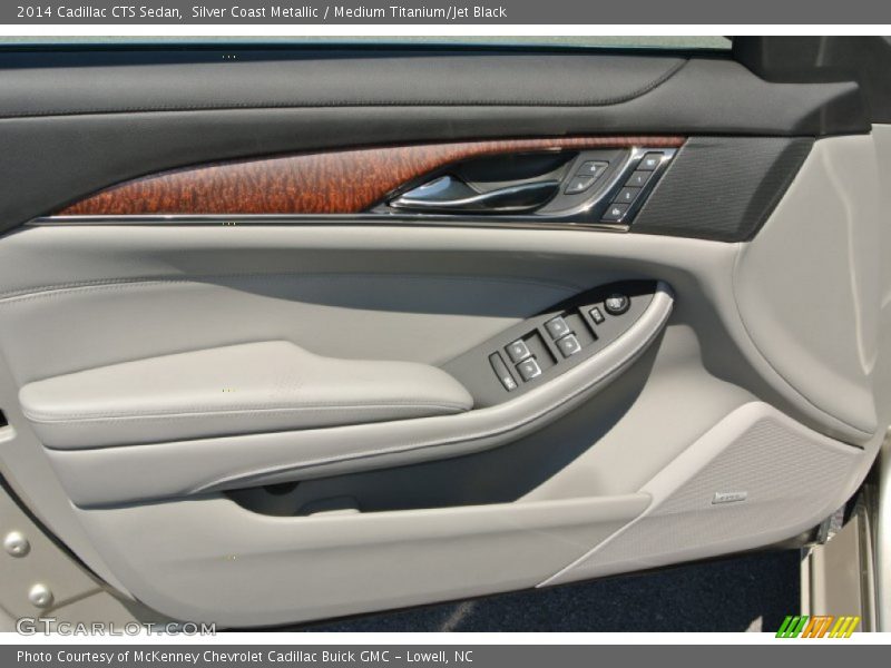 Silver Coast Metallic / Medium Titanium/Jet Black 2014 Cadillac CTS Sedan