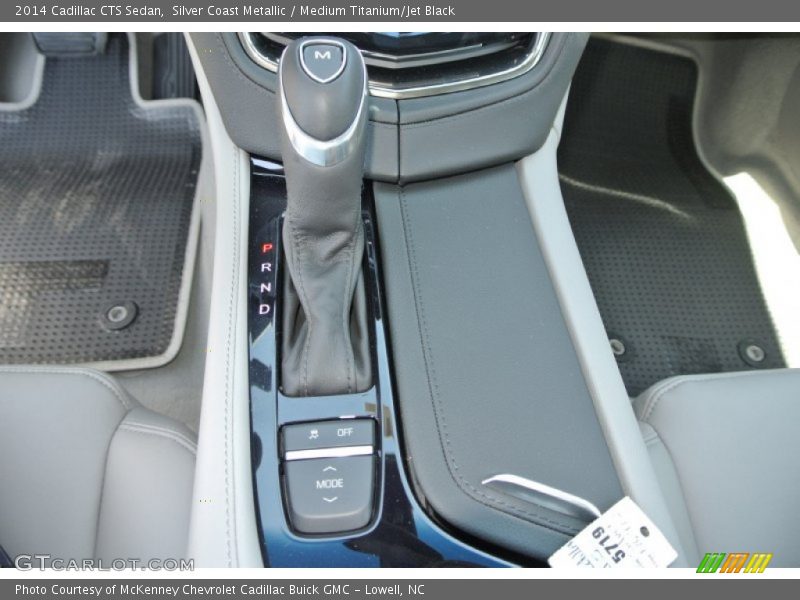 Silver Coast Metallic / Medium Titanium/Jet Black 2014 Cadillac CTS Sedan