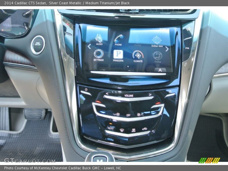 Silver Coast Metallic / Medium Titanium/Jet Black 2014 Cadillac CTS Sedan
